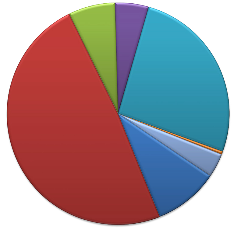 Pie chart showing Awards by Direct Source for FY 2020 segments.